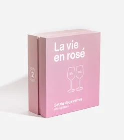 L'expressionist Set de deux verres - La vie en rosé