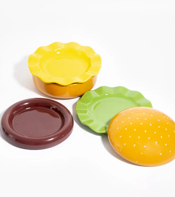 L'expressionist Set de plats Hamburger