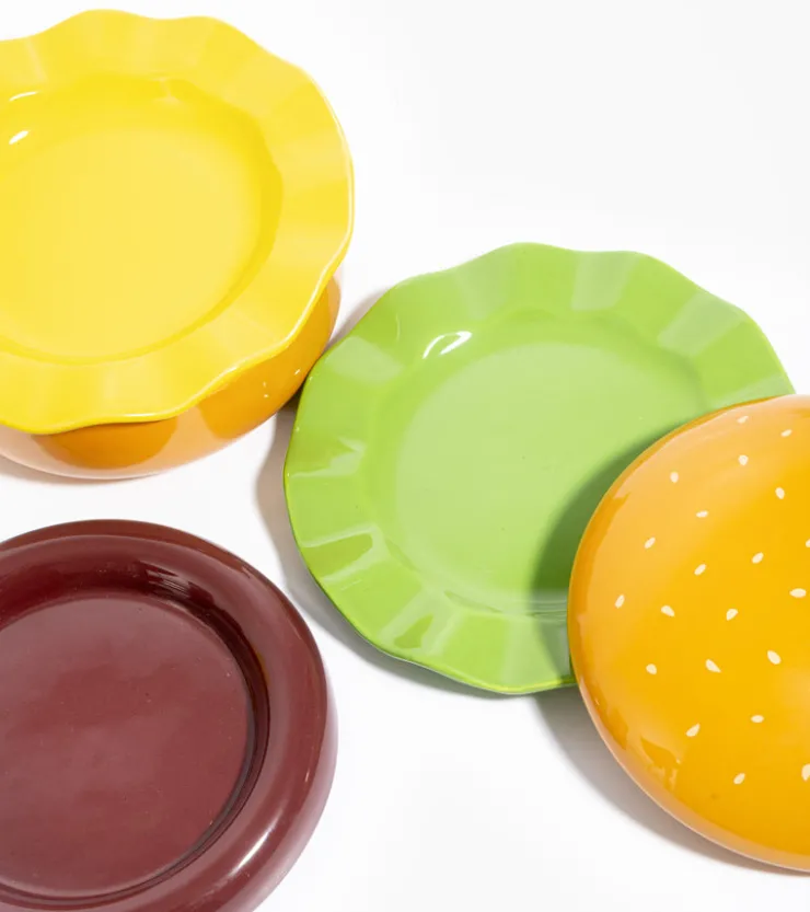 L'expressionist Set de plats Hamburger