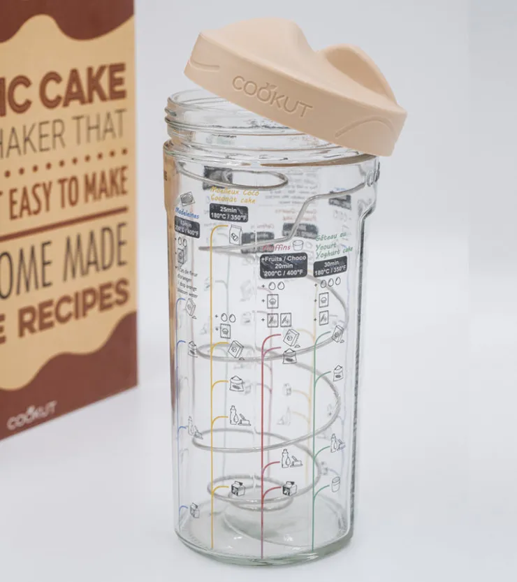Cookut Shaker aux 10 recettes de gâteaux