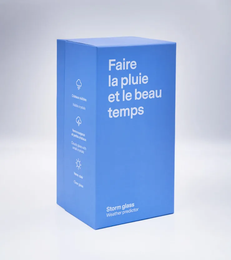 L'expressionist Storm glass - Prédiction de météo