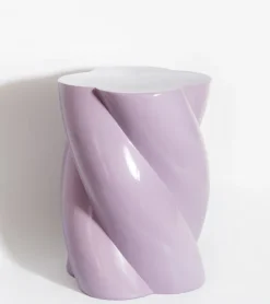Klevering Table d'appoint marshmallow Lilas