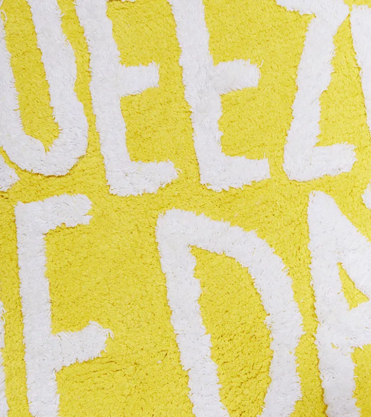 L'expressionist Tapis citron Squeeze the Day