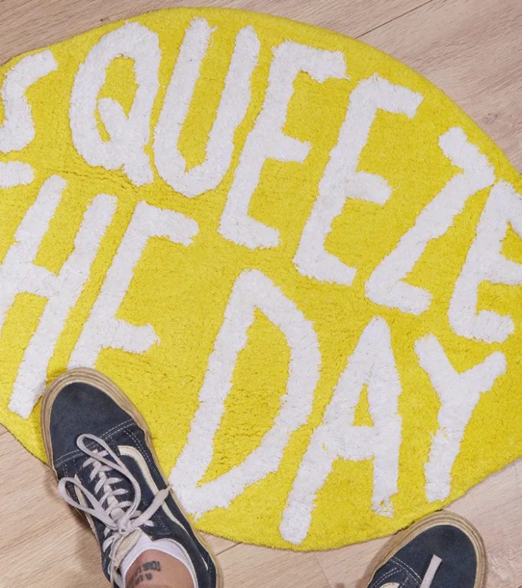 L'expressionist Tapis citron Squeeze the Day