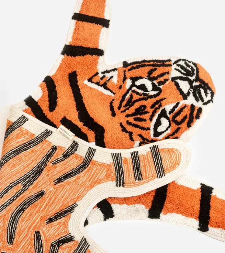 L'expressionist Tapis tigre