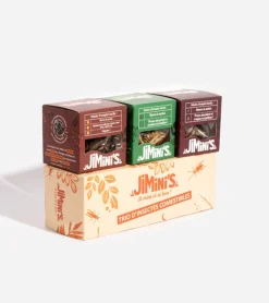 Jimini's Trio d'insectes comestibles pour l'apéro