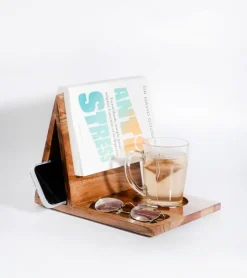 L'expressionist Valet de lecture en bois