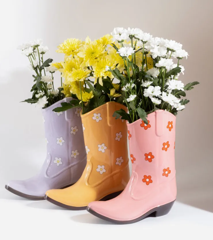 DOIY Vase boots cowboy