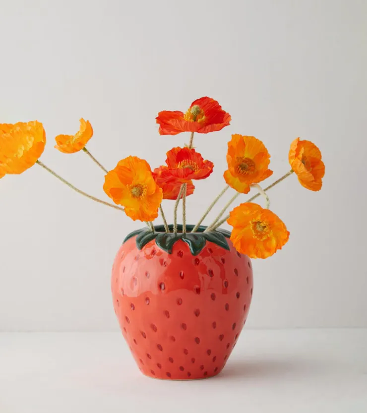Ban.do Vase fraise en céramique