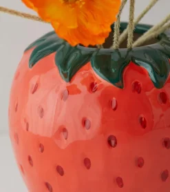 Ban.do Vase fraise en céramique