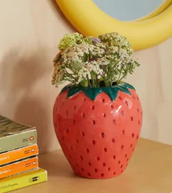 Ban.do Vase fraise en céramique