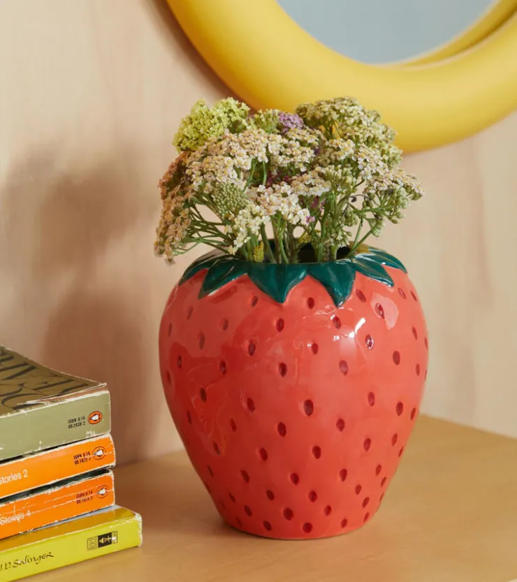 Ban.do Vase fraise en céramique