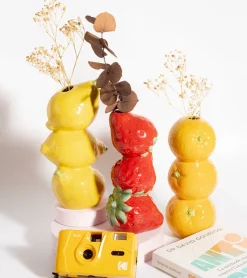 Kersten Vase fruits empilés