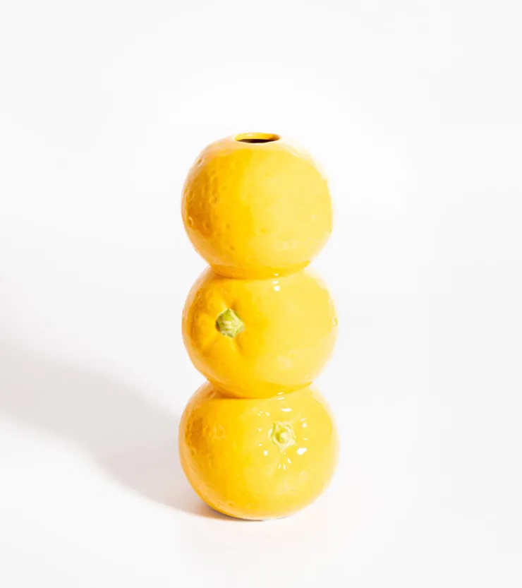 Kersten Vase fruits empilés