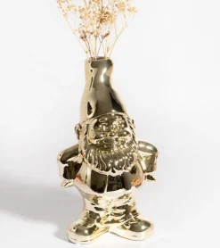 Kersten Vase Gnome doré