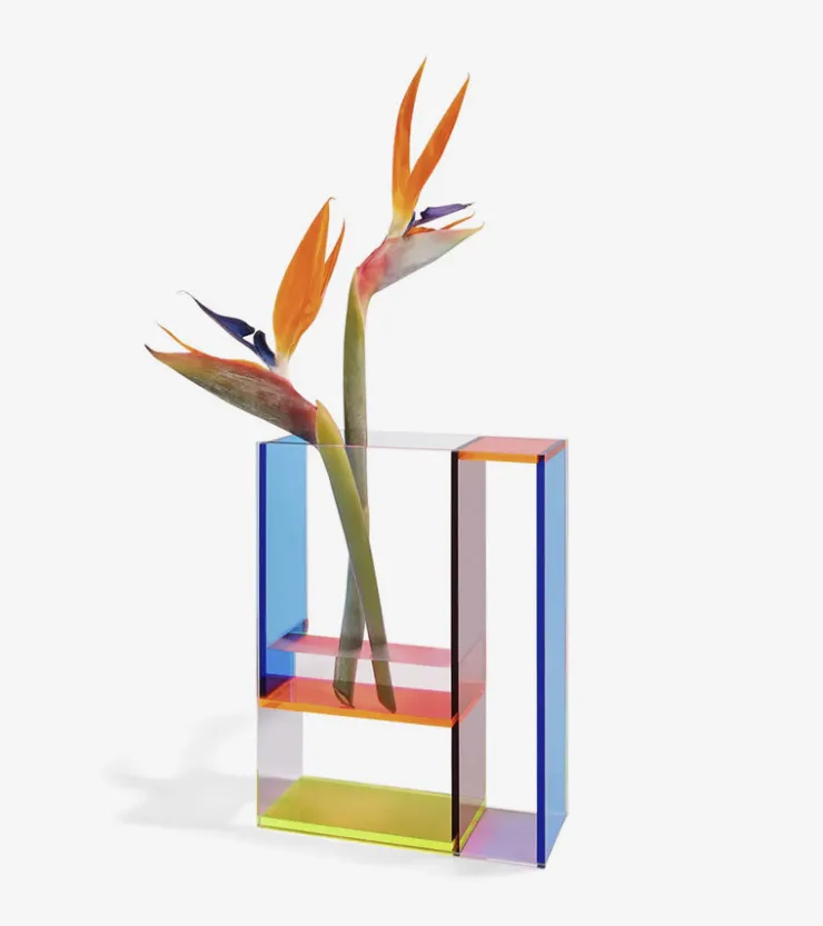 Mox Vase Mondri néon design