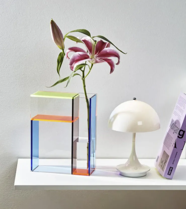 Mox Vase Mondri néon design
