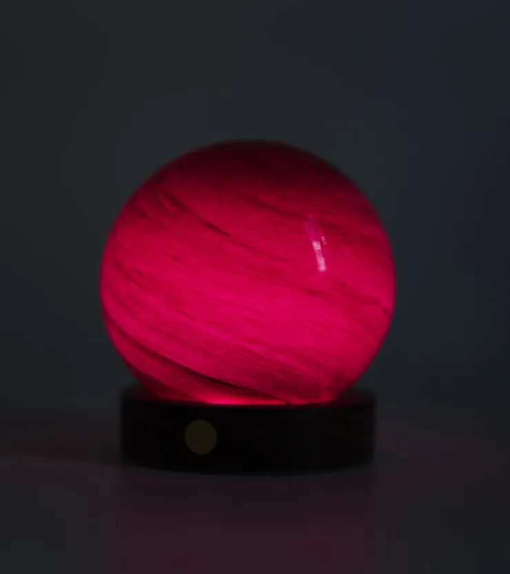Gingko Veilleuse astrale en verre