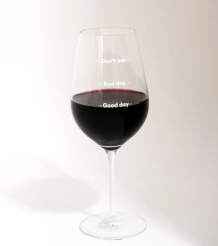 L'avant gardiste Verre à vin pour montrer son humeur